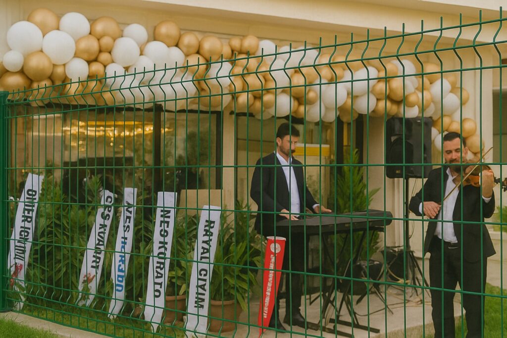 Yelda Gül Kuaför Düzce’nin Panel Çit Uygulaması